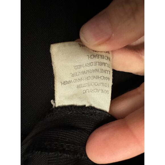 Exclusively Misook Women's Ribbed Tank Top Shell Black Sleeveless Pullover L - Picture 7 of 7